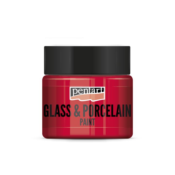 Colore per vetro e porcellana PENTART - 30 ml – red