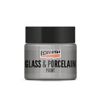 Colore per vetro e porcellana PENTART - 30 ml – silver