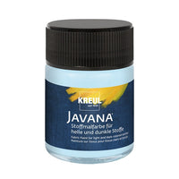 Colore per tessuti chiari e scuri JAVANA 50 ml – Ice Blue