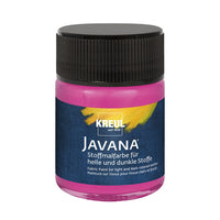 Colore per tessuti chiari e scuri JAVANA 50 ml – Magenta