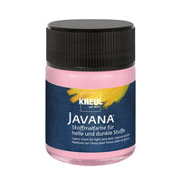 Colore per tessuti chiari e scuri JAVANA 50 ml – Rose