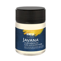 Colore per tessuti chiari e scuri JAVANA 50 ml – Vanille