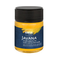 Colore per tessuti chiari e scuri JAVANA 50 ml – Golden Yellow