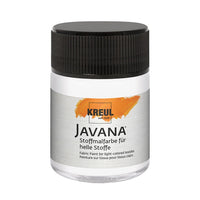 Colore per tessuti chiari JAVANA 50 ml | colori diversi - White