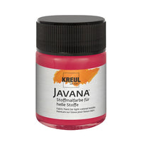 Colore per tessuti chiari JAVANA 50 ml – Ruby Red