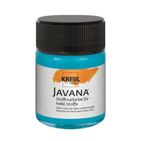 Colore per tessuti chiari JAVANA 50 ml | colori diversi - Turquoise