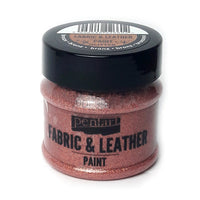 Colore per tessuto e pelle Pentart 50 ml – Glittering bronze