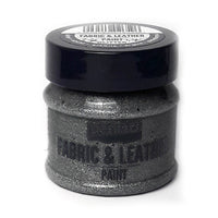 Colore per tessuto e pelle Pentart 50 ml – Glittering graphite