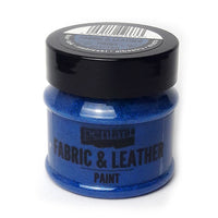Colore per tessuto e pelle Pentart 50 ml – Glittering blue
