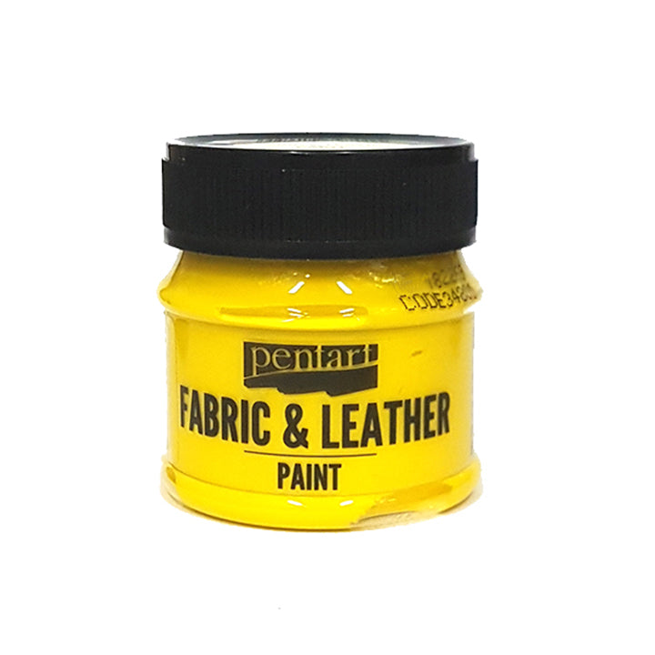 Colore per tessuto e pelle Pentart 50 ml – Yellow