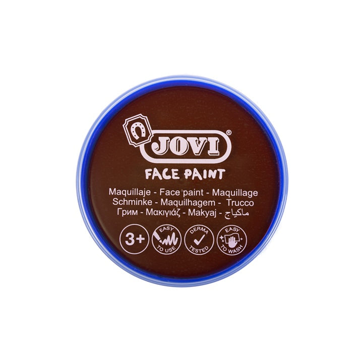 Pittura per il viso in tazza JOVI 8 ml – Marrone