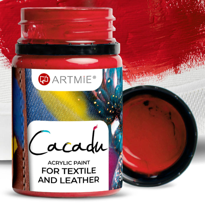 Vernici per tessuti e pelle ARTMIE CACADU 50 ml – 10 rosso