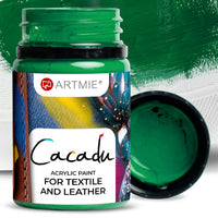 Vernici per tessuti e pelle ARTMIE CACADU 50 ml – 12 verde speciale