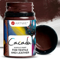 Vernici per tessuti e pelle ARTMIE CACADU 50 ml – 22 umbro bruciato