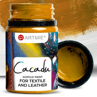Vernici per tessuti e pelle ARTMIE CACADU 50 ml – 6 giallo ocra