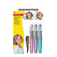 Colori per capelli 3 tonalità e pettine – pastello