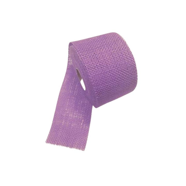 Nastro di iuta a colori 7 cm x 10 m – lilac