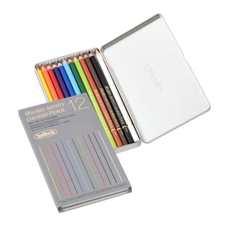Matite colorate Holbein Artists 12 pz – colori di base
