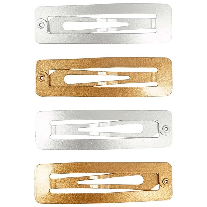 Fermagli metallici in oro e argento | Varie dimensioni