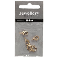 Fermagli per gioielli in oro, 10,1 mm, confezione da 5