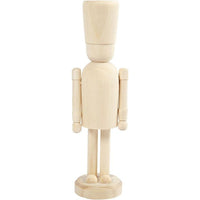 Figura in legno da decorare - Schiaccianoci 18 cm — immagine 5