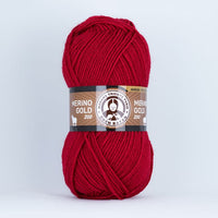 Filato per maglieria Madame Tricote Paris Merino Gold 200 - 100 g | scegli un colore - rosso