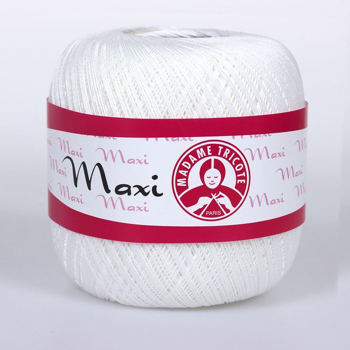 Filo di pizzo Madame Tricote Paris Maxi 100 g | scegli un colore - bianco