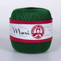 Filo di pizzo Madame Tricote Paris Maxi 100 g | scegli un colore - verde smeraldo