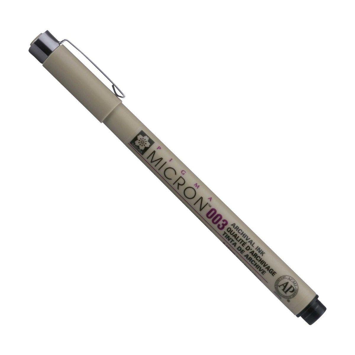 Fineliner SAKURA Pigma Micron 003 0,15 mm – Nero