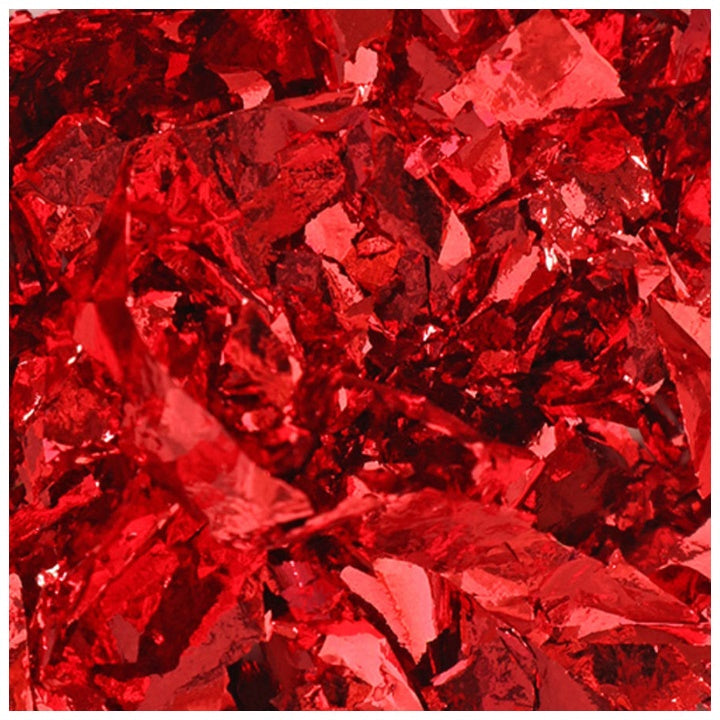 Fiocchi di lamina metallica Pentart 100 ml | varie sfumature - rosso