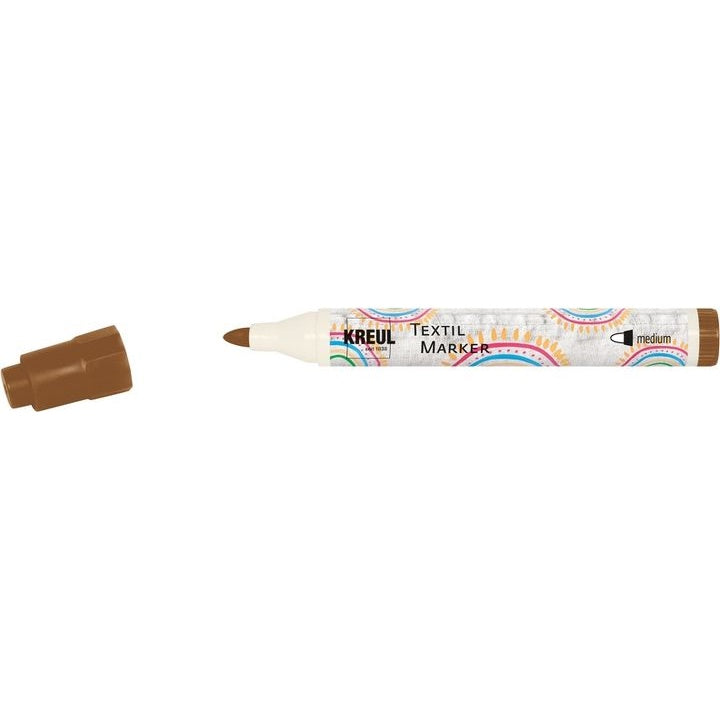 Pennarello per tessuti Kreul medium – marrone