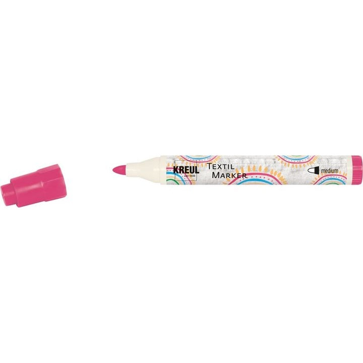 Pennarello per tessuti Kreul medium – rosa
