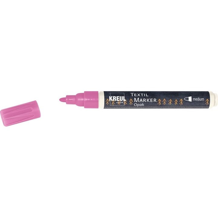 Pennarello per tessuti Kreul Opak medium – Rose