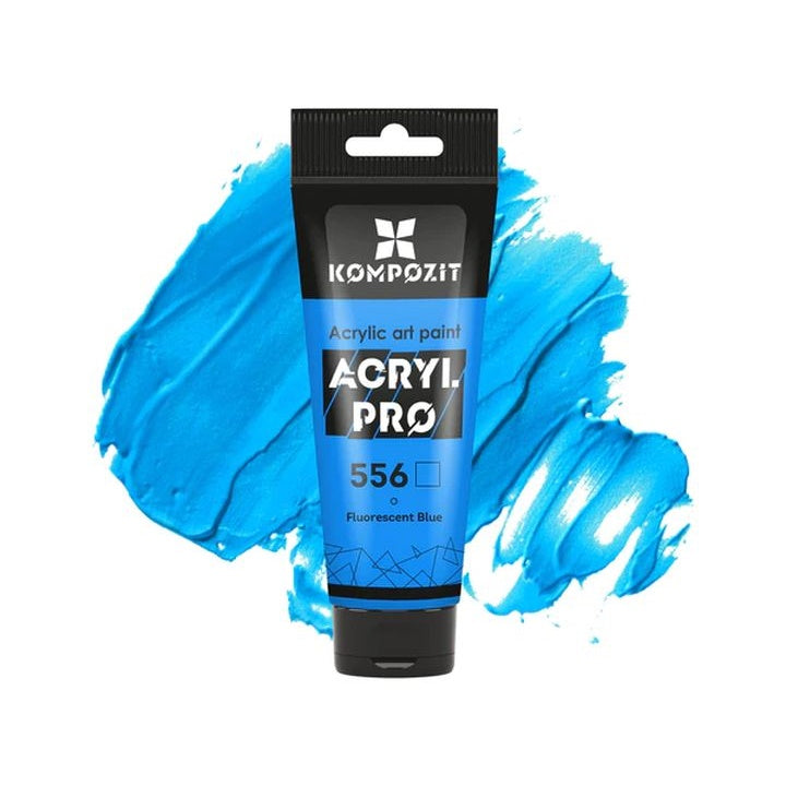 Vernice acrilica fluorescente ACRYL PRO ART Composite 75 ml – 556 blu