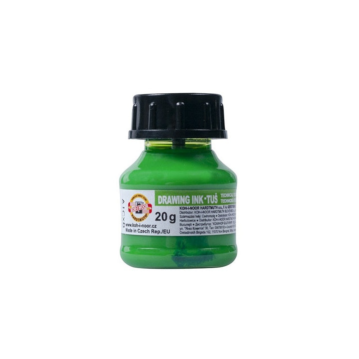 Inchiostro tecnico fluorescente Koh-I-Noor 20g – Verde