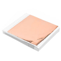 Foglia d'oro rosa metallizzato per doratura 14 x 13 cm 100 fogli