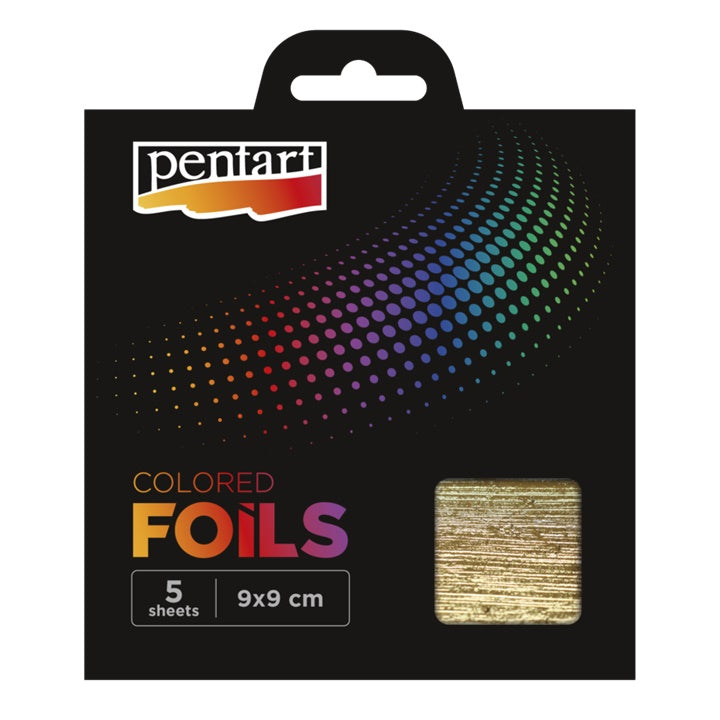 Foglio colorato Pentart 5 fogli - 9 x 9 cm – viola chiaro
