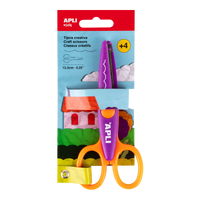 Forbici creative APLI 13,5 cm, punta arrotondata, simmetriche – archetti