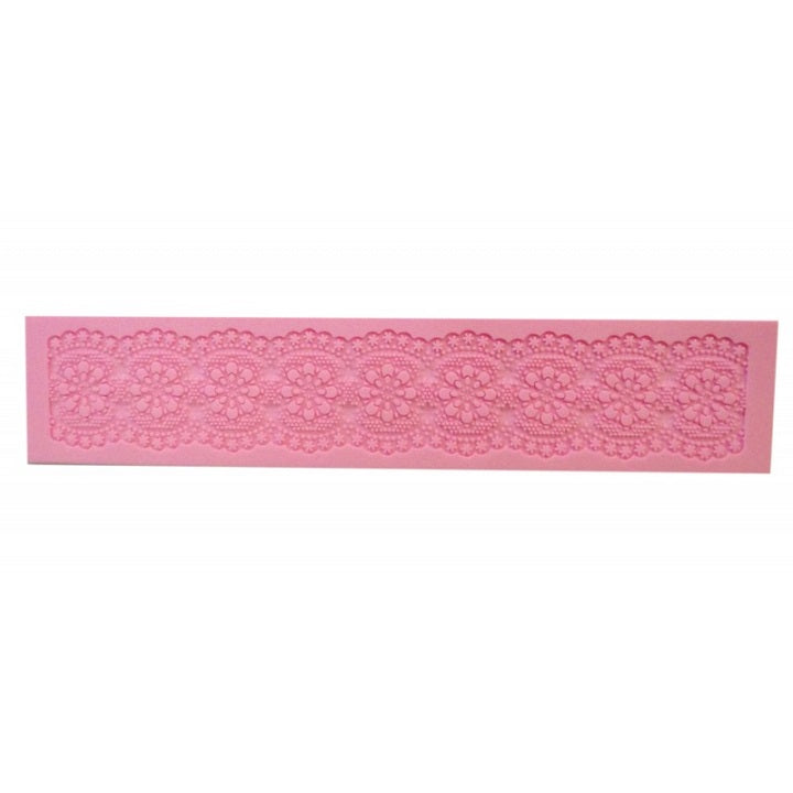 Forma in silicone - confine floreale 39.5x8x0.4 cm