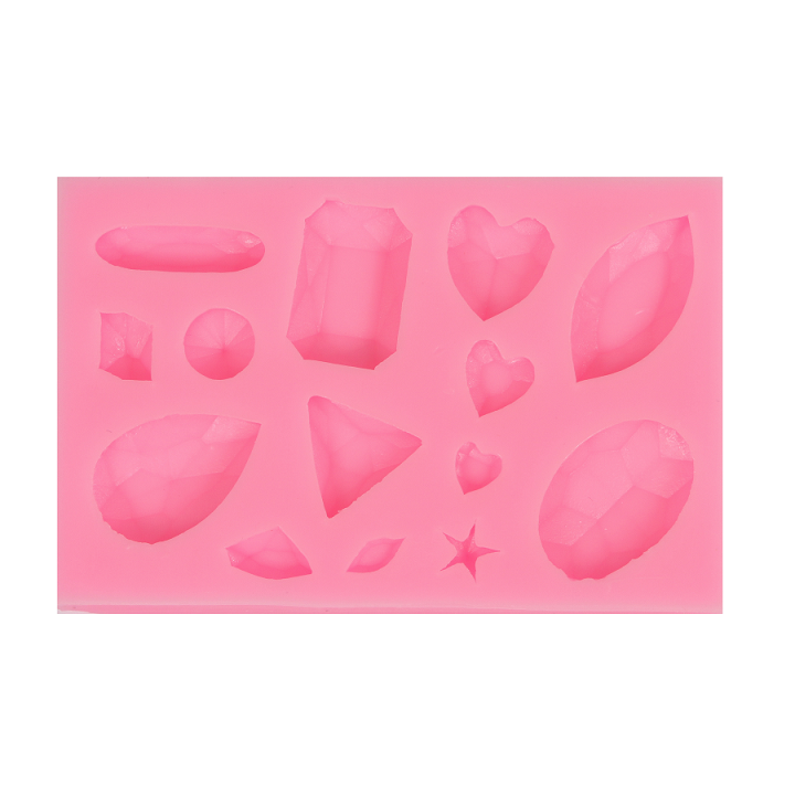 Forma in silicone - gemma 9.9x6.3x1.1 cm