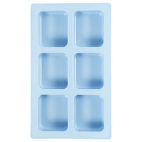 Forma rettangolare in silicone 6 pezzi - 7 x 5,9