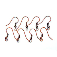 Ganci orecchini di metallo - colore bronzo