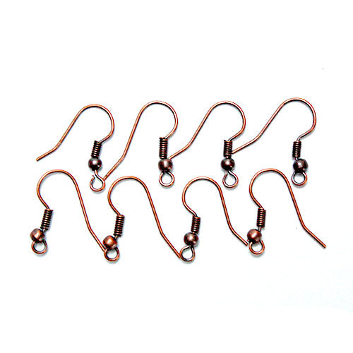 Ganci orecchini di metallo - colore bronzo