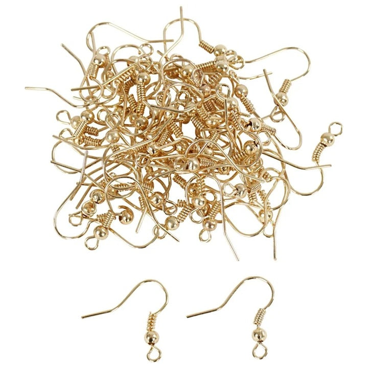 Ganci per orecchini, 100 pezzi – Argento