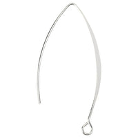 Ganci per orecchini lunghi, argento