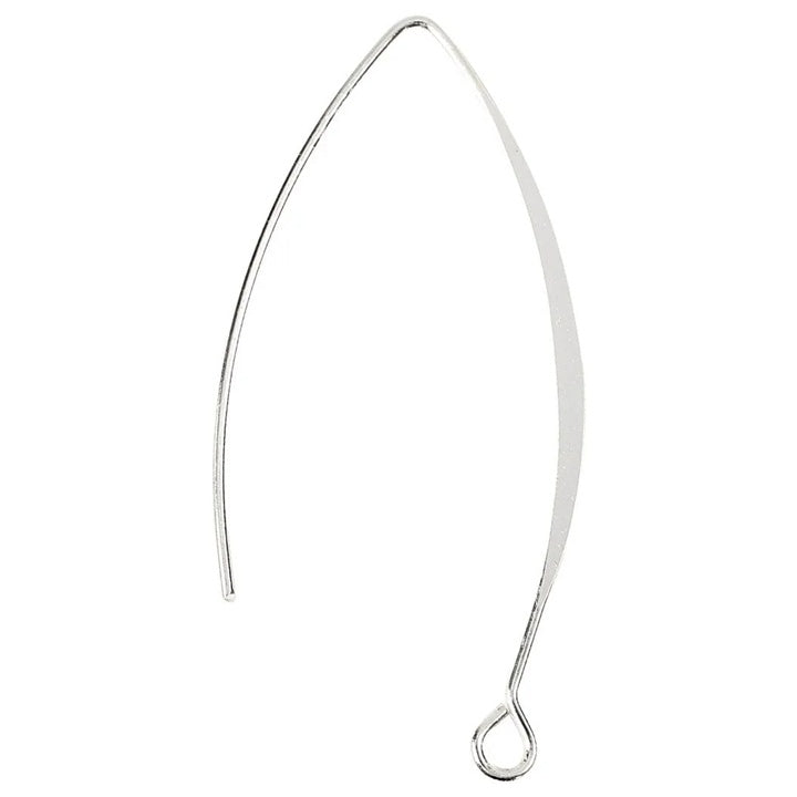 Ganci per orecchini lunghi, argento