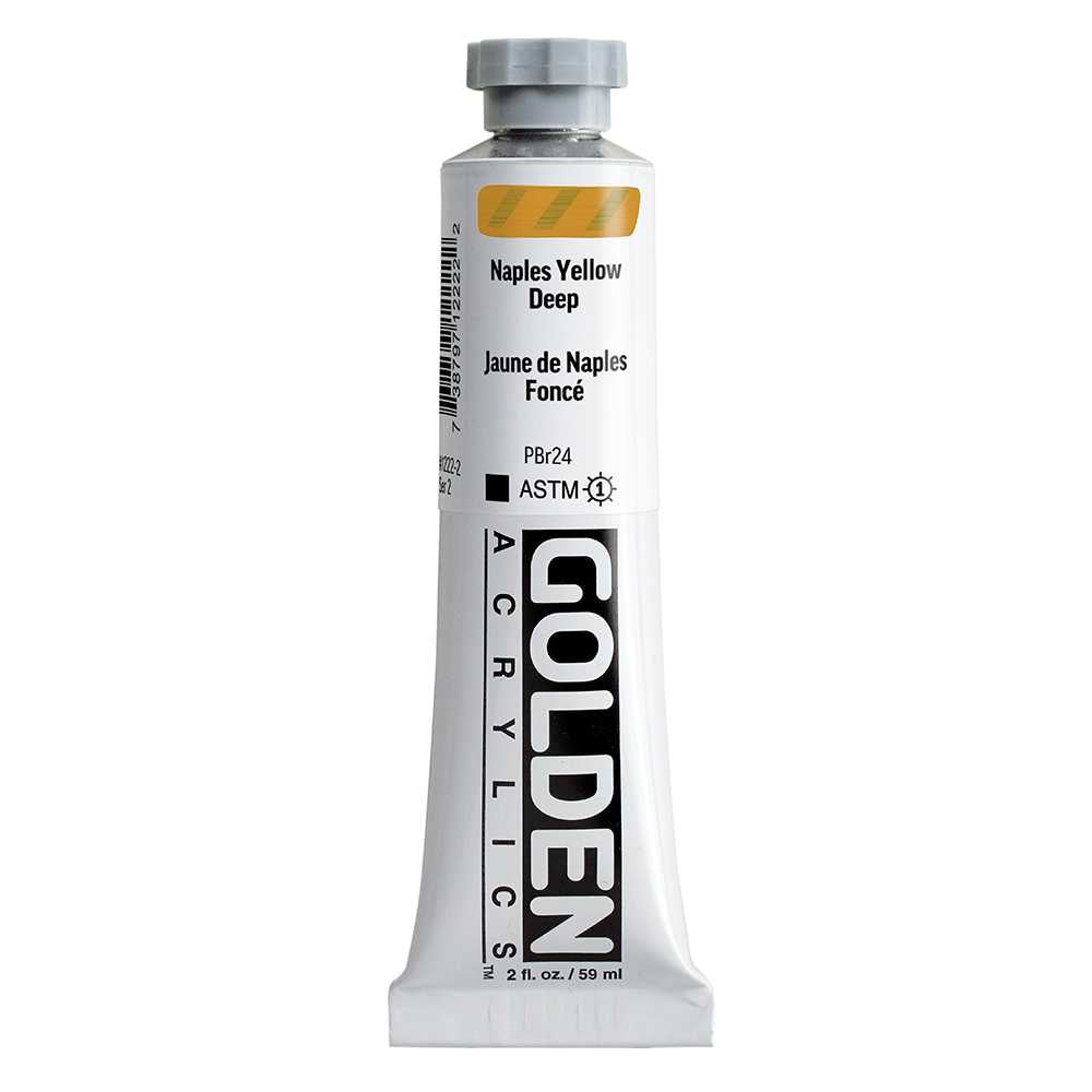GOLDEN Vernice Acrilica Corpo Pesante 59 ml – Naples Yellow Deep