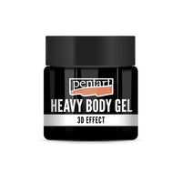 Gel corpo pesante nero lucido Pentart | Vari volumi
