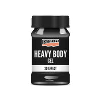 Gel corpo pesante nero lucido Pentart | Vari volumi