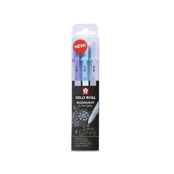 Penne gel Sakura Gelly Roll MOONLIGHT - 3 pezzi – calm